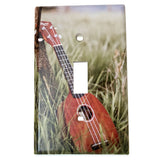 Light Switch Plate Cover Ukulele Decorative Home Art Deco 1-Gang Single Toggle