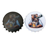 Beer Bottle Opener Fridge Magnet Bear Decoration Home Kitchen Bar Daddy Gift