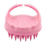 Silicone Head Body Scalp Massage Brush Soap Shampoo Brush Hair Washing Comb Shower Body Brush Bath SPA Slimming Massager Brushes